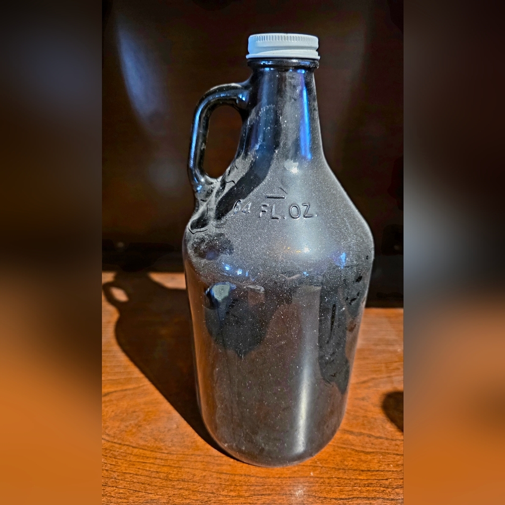 Blank 64oz Empty Glass Beer Jug Growler